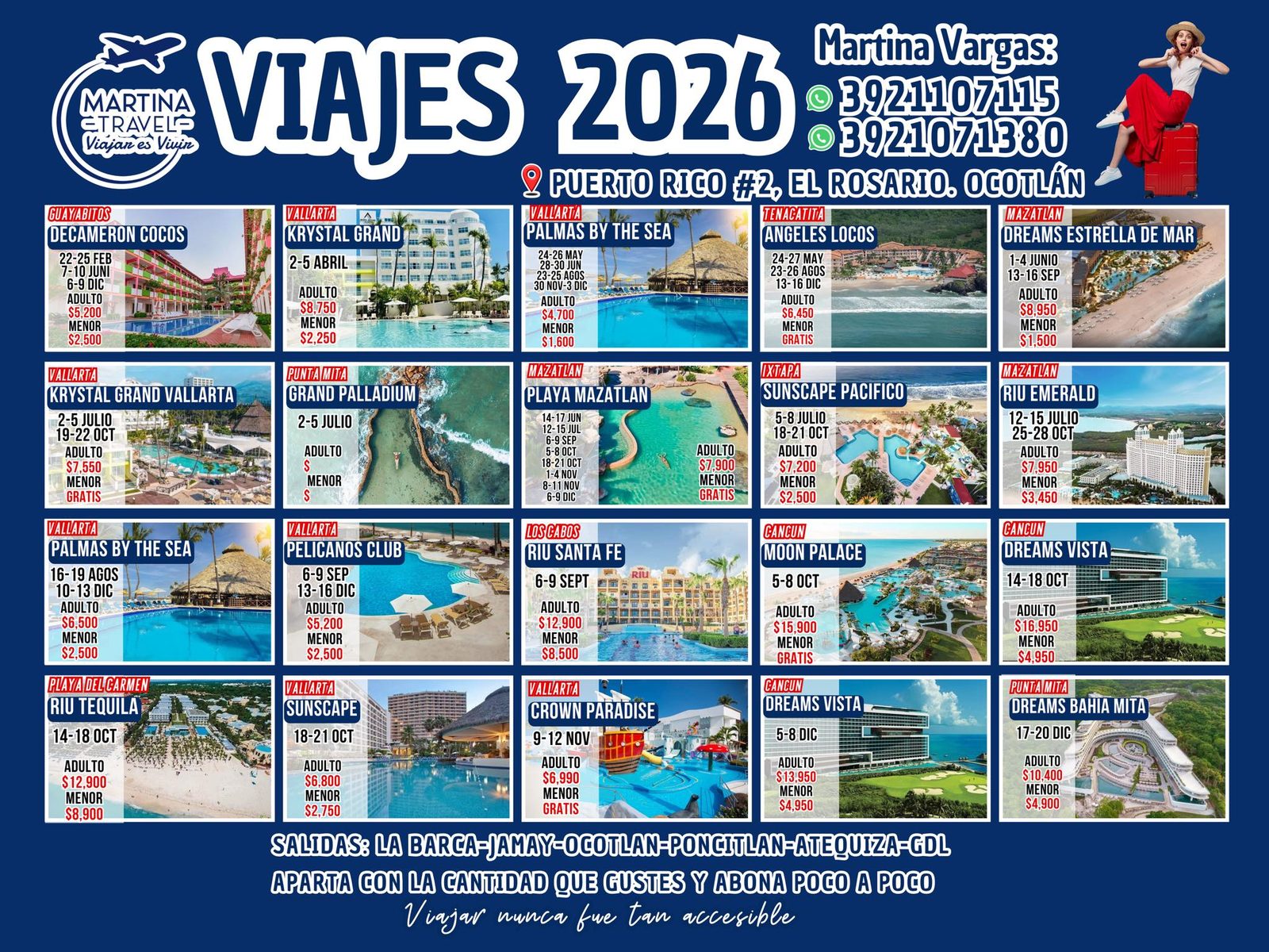 Flyer Viajes 2026